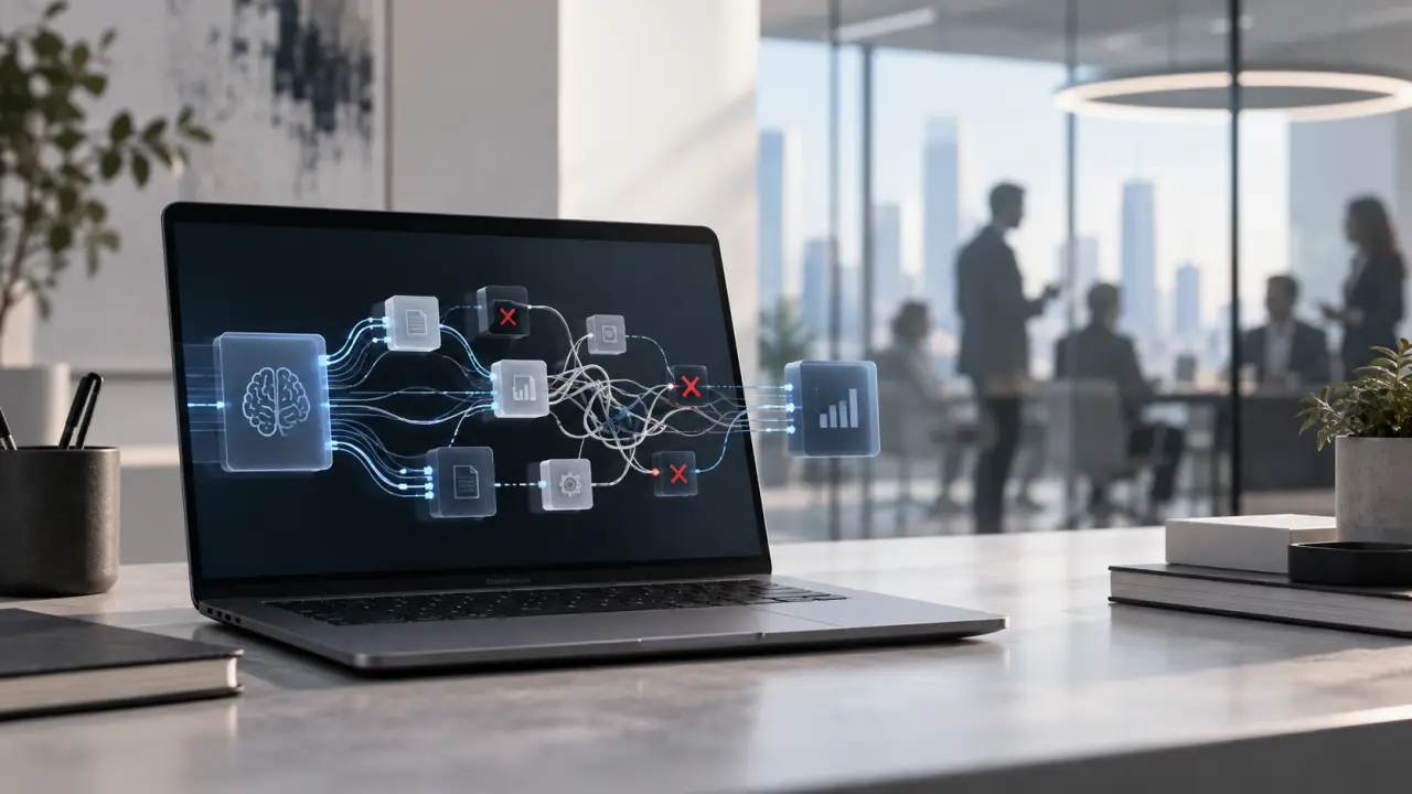 Équipe professionnelle analysant l’impact de l’intelligence artificielle sur la productivité