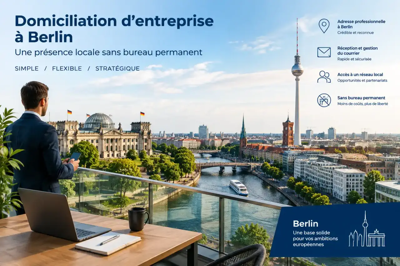 Domiciliation d’entreprise à Berlin : une présence locale sans bureau permanent