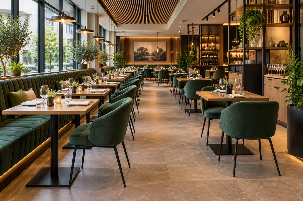 Mobilier professionnel pour restaurant : gagner des couverts sans sacrifier le confort