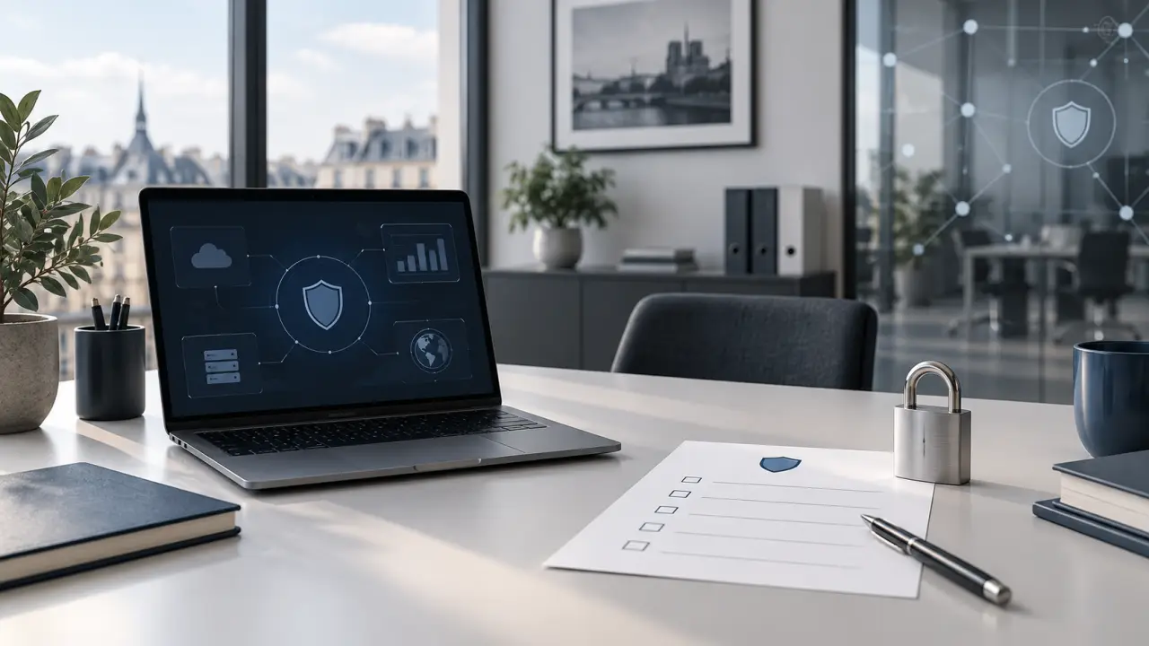 Équipe DSI vérifiant la résilience cyber et la continuité informatique d'une PME