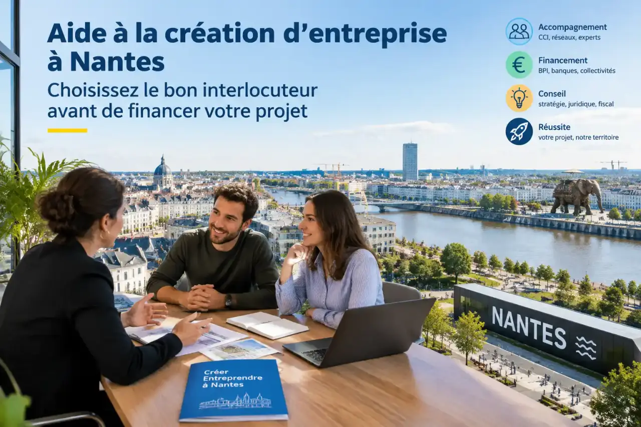 Aide à la création d’entreprise à Nantes : choisissez le bon interlocuteur avant de financer votre projet